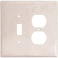 Eaton Wiring Devices Wall Plate 2G Tgl/Dupl Jmb Wht 2148W-BOX